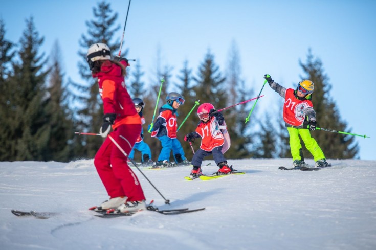 Skifahren und Snowboarden lernen